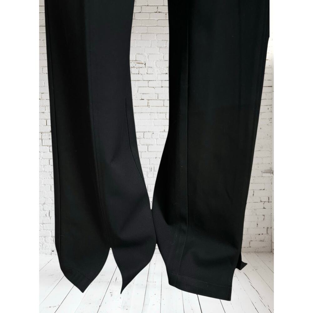 St. John Womens Classic Stretchy Black Straight Leg Long Career Pants Size 12 - Picture 4 of 10